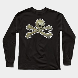 Zombie Skull 'n' Crossbones Long Sleeve T-Shirt